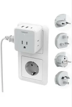 TESSAN 海外 変換プラグ C/BF/O/SEタイプ 旅行 便利グッズ