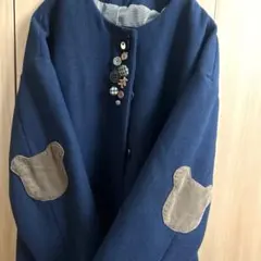 RIVET & SURGE ネイビー ロングコートのサムネイル
