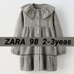 【美品】ZARA ◆ザラベビー◆チェックワンピース◆　98