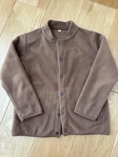 無印フリースジャケット 120サイズ ブラウン