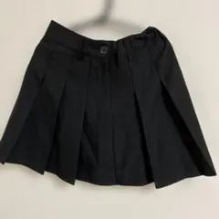 黒のプリーツスカート S (140)