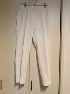 PLST スラックス パンツ ホワイト XS