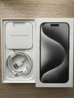 空き箱　Apple iPhone 15Pro 充電ケーブル入り