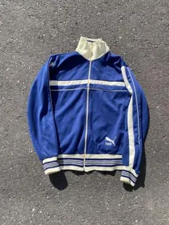 ヴィンテージ　Puma トラックジャケット　良配色　ブルー　y2k ヴィンテージ