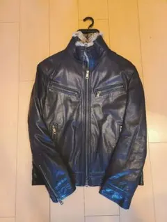 バーバリーブラックレーベル　レザージャケット