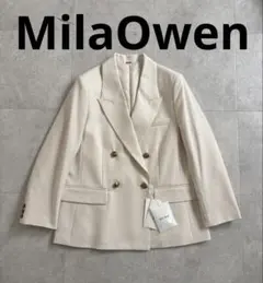 【MilaOwen】金釦ダブルブレストジャケット