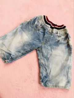 キッズデニム　ハーフパンツ