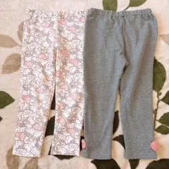 ハローキティ 総柄＆リボン付き ロングパンツ 2点セット