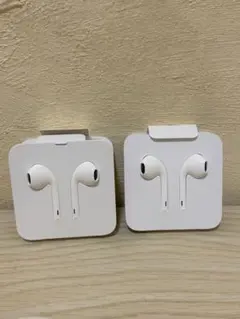 Apple純正有線イヤホンLightning Connector 2個セット