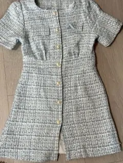 Dazy ツイードワンピースS