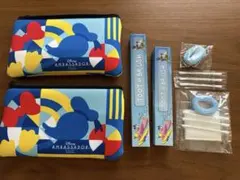 【美品】アンバサダーホテル　ディズニー　ドナルド　ポーチ　アメニティ2点セット