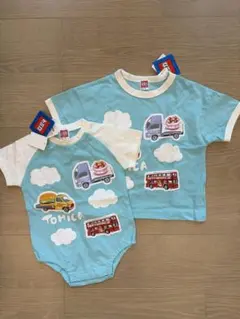トミカ インフルエンサーコラボ Tシャツ ロンパース 110cm 80cm