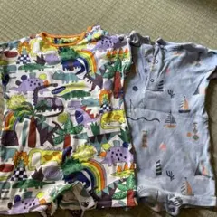 next baby ロンパース 2枚セット 恐竜 ヨットのサムネイル
