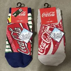 Coca-Cola レディース ソックス 2足セット 23-25cmのサムネイル