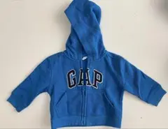 GAP フード付きトレーナー 6-12ヶ月 青
