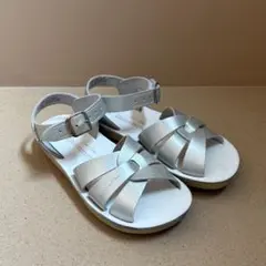 saltwater　サンダル　11(約18cm)シルバー