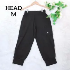 ヘッド レディーススパッツ(M)黒 ウエストゴム 2ポケット レギンス