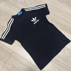 adidas オリジナル ライン Ｔシャツ ロゴ