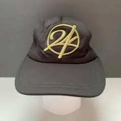 24karats メッシュキャップ ブラック×ゴールド 刺繍ロゴ Fサイズのサムネイル
