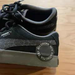美品 PUMA × Diaspora コラボ　プーマSUEDE 26黒　スケート