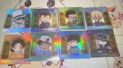 名探偵コナン ちぢませ隊ステッカーコレクション 8枚セット