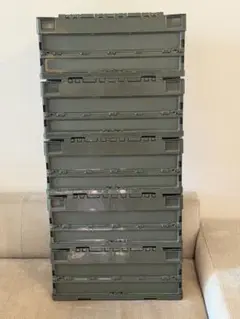 ミリタリーフォールディングコンテナーボックス衣料収納ボックス30L5セットBOX