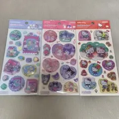［正規品］サンリオ ポップデコパーティー わたあめカプセルシール 3枚セット