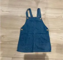 デニム サロペット ジャンパースカート