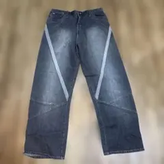 AZZURE ダークグレー デニムジーンズ　古着ヴィンテージ