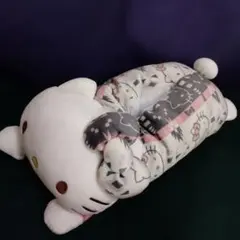 헬로키티 플러시 티슈 케이스 헬로키티 산리오