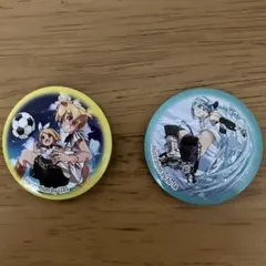 【未使用品】初音ミク　鏡音リン・レン　缶バッジ　2点セット
