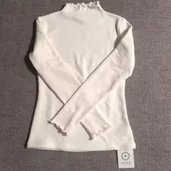 【新品未使用】aimoha ハイネック フリル付き長袖トップス