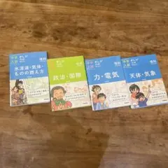 【美品・カバー付】中学入試 まんが攻略BON! 理科・社会 4冊セット