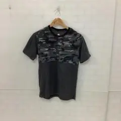 値下◎7.31M455◎アンダーアーマー◎Tシャツ◎迷彩◎切替◎ブラック×グレー