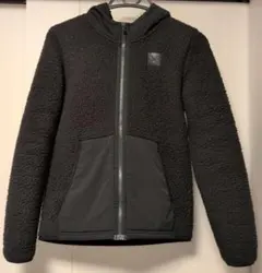 アンダーアーマー黒 フリースフード付きジャケット