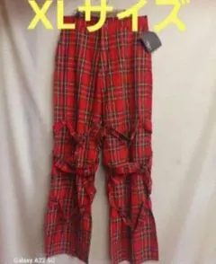 良品 MAD タータンチェック ボンテージパンツ メンズ M ロンドンパンク