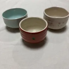 新品未使用！茶碗 2客セット 赤楽 青磁 抹茶碗