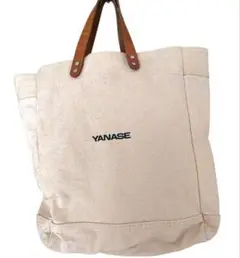 【非売品】YANASE×SHIPSコラボトートバッグ白系ノベルティのサムネイル