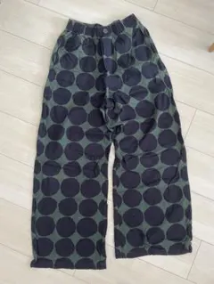 日本未発売 marimekko×UNIQLO イソトキヴェット柄パンツ