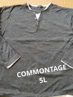 【COMMONTAGE】メンズ　長袖シャツ　 大きいサイズ　5L