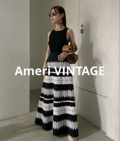 美品 AMERI MEDI RANDOM LACE SKIRTのサムネイル
