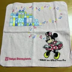 東京ディズニーランド限定♪ミニーマウス♪ハンドタオル♪昭和レトロ