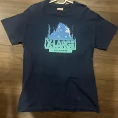 XLARGE ネイビー Tシャツ グラフィックプリント