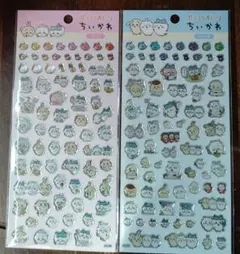 ちいかわ ぷっくりあしーる ①クリア②ピンチ