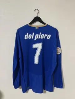 新品・タグ付き)デルピエロ 直筆サイン入りユニフォーム 2002ワールド