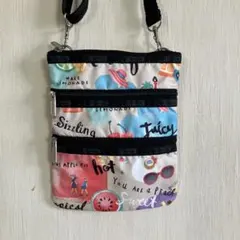 カラフル ショルダーバッグ 3ポケット