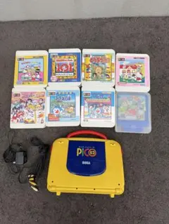 ジャンク　SEGA PICO 教育ゲーム機 ソフト付き