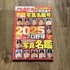 週刊ベースボール　2025プロ野球写真名鑑