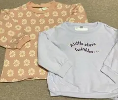 お値下げ　バースデイ　100cm トレーナー　2着セット