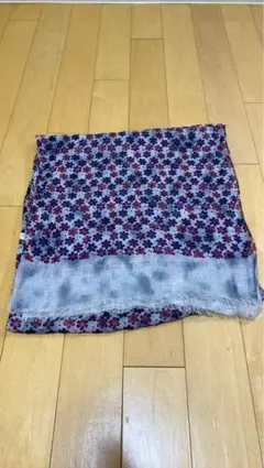 イタリア製　花柄ストール